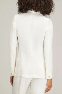FORTE_FORTE Ripstop Fluid Viscose Jacket In White 9 FORTE_FORTE Ripstop Fluid Viscose Jacket In White -ULLA JOHNSON Shop forte ripstop fluid viscose jacket in white 3