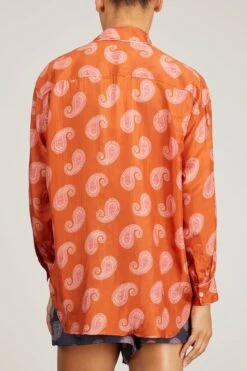 Sydney Shirt In Phoebe -ULLA JOHNSON Shop hannah SydneyShirtinPhoebe 3