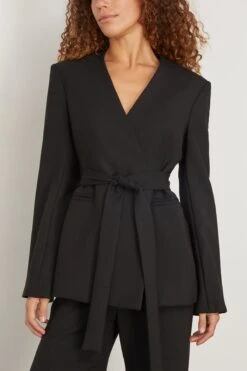 Leonora Blazer In Black -ULLA JOHNSON Shop heirlome LeonoraBlazerinBlack 2