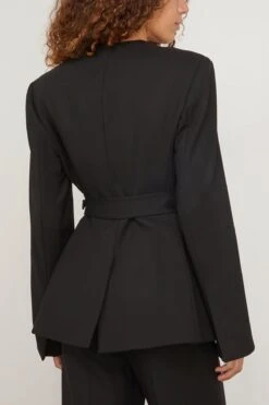 Leonora Blazer In Black -ULLA JOHNSON Shop heirlome LeonoraBlazerinBlack 3