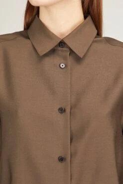 Argo Top In Brown -ULLA JOHNSON Shop khaite argo top in brown 4