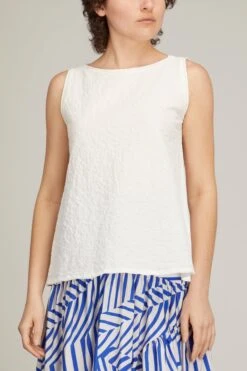 Canotta Gioia In Winter White -ULLA JOHNSON Shop labo canotta gioia in winter white 2