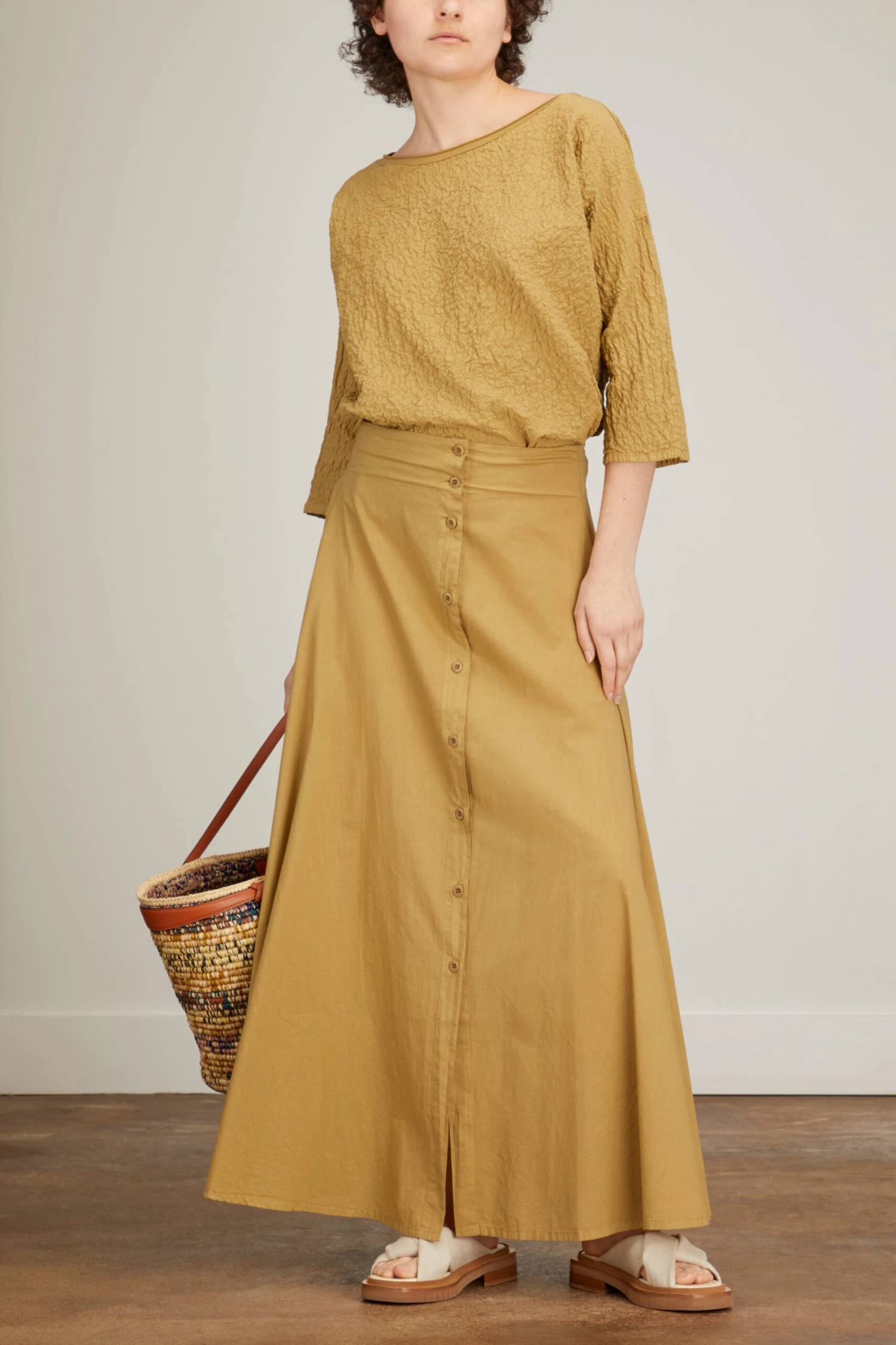 Gonna Megan Skirt In Biscotto 4 Gonna Megan Skirt In Biscotto - Image 2