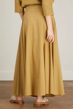 Gonna Megan Skirt In Biscotto 10 Gonna Megan Skirt In Biscotto -ULLA JOHNSON Shop labo gonna megan skirt in biscotto 3