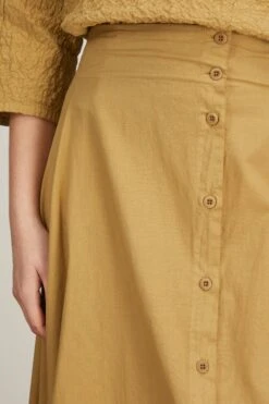 Gonna Megan Skirt In Biscotto 11 Gonna Megan Skirt In Biscotto -ULLA JOHNSON Shop labo gonna megan skirt in biscotto 4