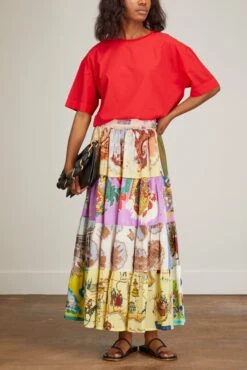 New Products -ULLA JOHNSON Shop labo maglia nico in rouge 1