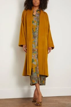 Cappotto Elena Feltro In Curry -ULLA JOHNSON Shop labo.art CappottoElenaFeltroinCurry 2