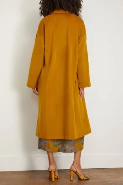 Cappotto Elena Feltro In Curry -ULLA JOHNSON Shop labo.art CappottoElenaFeltroinCurry 3