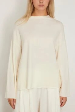 Maglia 45 Charme In Winter White -ULLA JOHNSON Shop labo.art Maglia45CharmeinWinterWhite 2