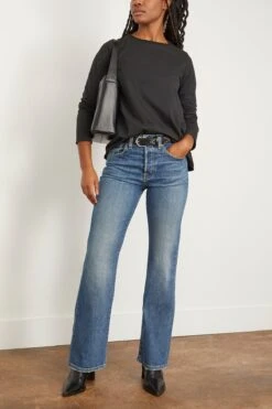 New Products -ULLA JOHNSON Shop labo.art MagliaJeppeJerseyinBlack 1