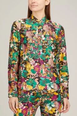Portofino Shirt In Temples -ULLA JOHNSON Shop ladoublej PortofinoShirtinTemples 2