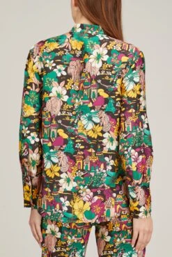 Portofino Shirt In Temples -ULLA JOHNSON Shop ladoublej PortofinoShirtinTemples 3