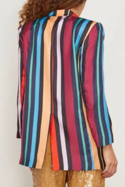 Pierre Jacket In Mix Rayures Usa -ULLA JOHNSON Shop laprestic PierreJacketinMixRayuresUsa 3