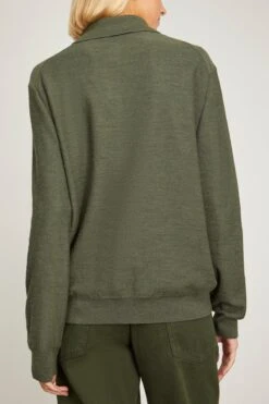 Lemaire Trompe L'oeil Jumper In Ivy Green 9 Lemaire Trompe L'oeil Jumper In Ivy Green -ULLA JOHNSON Shop leamire TrompeL oeilJumperinIvyGreen 3