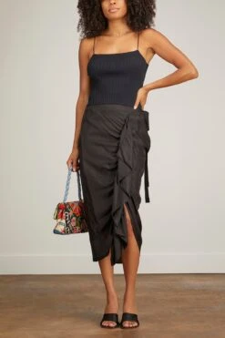 Front Page -ULLA JOHNSON Shop leemathews LucilleSkirtinBlack 1