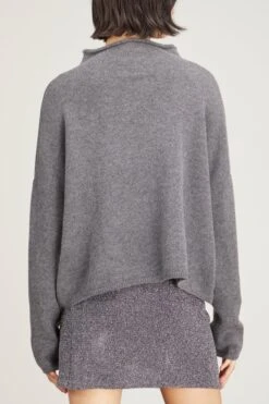 Sandy Sweater In Graphite 10 Sandy Sweater In Graphite -ULLA JOHNSON Shop lisa yang sandy sweater in graphite 3