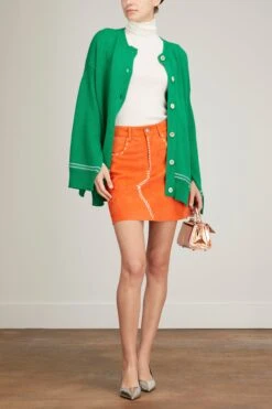 Marni Five Pocket Mini Skirt In Alkekengi 8 Marni Five Pocket Mini Skirt In Alkekengi -ULLA JOHNSON Shop marni FivePocketMiniSkirtinAlkekengi 1