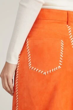 Marni Five Pocket Mini Skirt In Alkekengi 11 Marni Five Pocket Mini Skirt In Alkekengi -ULLA JOHNSON Shop marni FivePocketMiniSkirtinAlkekengi 4