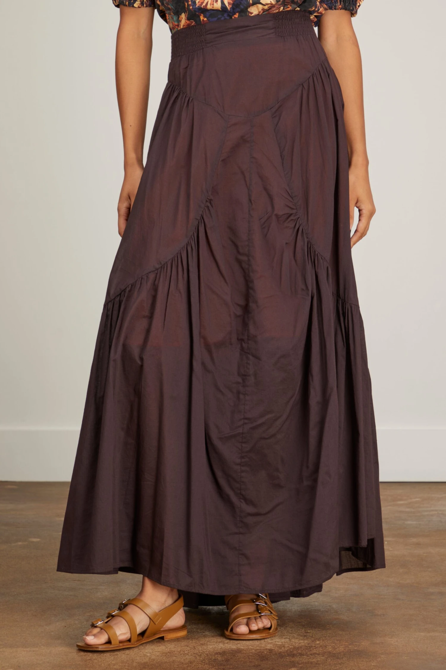 Deia Skirt In Brown 5 Deia Skirt In Brown - Image 3