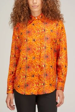 Isa Blouse In Orange Petales -ULLA JOHNSON Shop mimiliberte IsaBlouseinOrangePetales 2 b54e2a30 ac8a 4bfb 9f4a a553aa9a3147