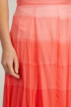 Laetitia Skirt In Pink Rainbow 11 Laetitia Skirt In Pink Rainbow -ULLA JOHNSON Shop mimiliberte LaetitiaSkirtinPinkRainbow 4