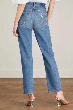 MOTHER High Waisted Study Hover Jean In Something To Reveal -ULLA JOHNSON Shop mother high waisted study hover jean in something to reveal 3