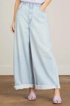MOTHER High Waisted Pushpop Cuff Crop Jean In Just A Nibble -ULLA JOHNSON Shop mother mother high waisted pushpop cuff crop jean in just a nibble 2