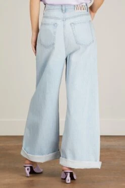 MOTHER High Waisted Pushpop Cuff Crop Jean In Just A Nibble -ULLA JOHNSON Shop mother mother high waisted pushpop cuff crop jean in just a nibble 3