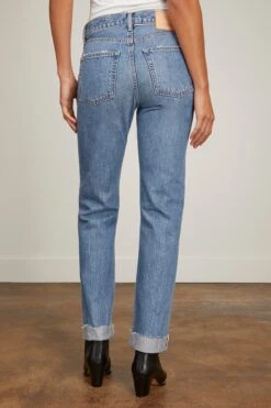 MV Seagraves Straight Jean In Light Blue -ULLA JOHNSON Shop moussy MVSeagravesStraightJeaninLightBlue 3