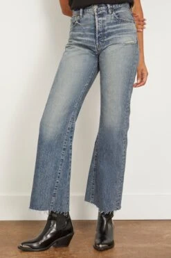 MV Torrey Remake Flare Jean In Blue -ULLA JOHNSON Shop moussy MVTorreyRemakeFlareJeaninBlue 2