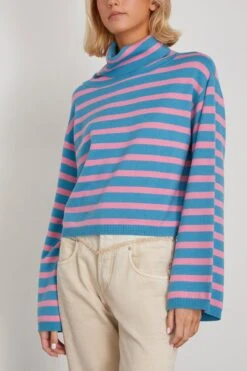 Merino Extrafine Sweater In Himmelblau -ULLA JOHNSON Shop odeeh MerinoExtrafineSweaterinHimmelblau 2