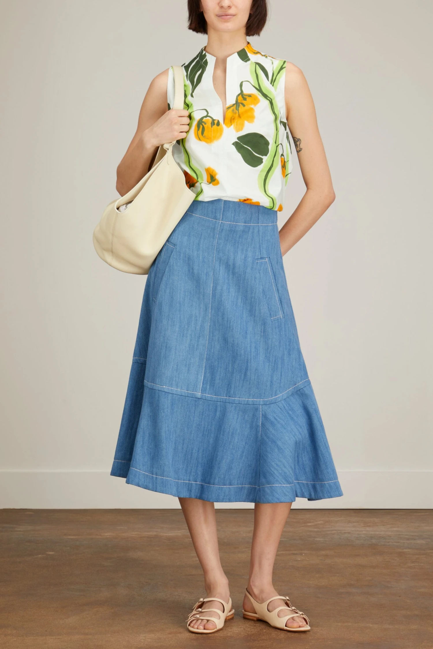 Front Page -ULLA JOHNSON Shop odeeh SkirtinLightIndigo 1 scaled