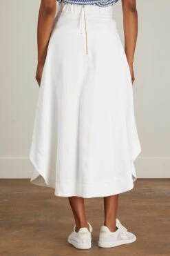 Skirt In Chalk 10 Skirt In Chalk -ULLA JOHNSON Shop odeeh skirt in chalk 3