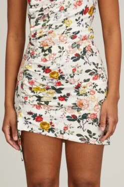 Paco Rabanne Jupe Knee Skirt In Ivory Rose Gard -ULLA JOHNSON Shop pacorabanne JupeKneeSkirtinIvoryRoseGard 2