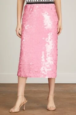 Skirt In Peony 9 Skirt In Peony -ULLA JOHNSON Shop planc skirt in peony 2