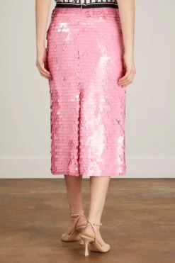 Skirt In Peony 10 Skirt In Peony -ULLA JOHNSON Shop planc skirt in peony 3