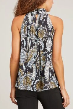 PROENZA SCHOULER Printed Snake Crepe De Chine Top In Black Multi 9 PROENZA SCHOULER Printed Snake Crepe De Chine Top In Black Multi -ULLA JOHNSON Shop proenza schouler printed snake crepe de chine top in black multi 3