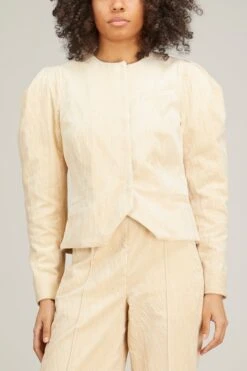 Francis Blazer In Ivory -ULLA JOHNSON Shop rachel comey francis blazer in ivory 2