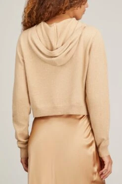 Candace Hoodie In Sandhill 9 Candace Hoodie In Sandhill -ULLA JOHNSON Shop sablyn candace hoodie in sandhill 3