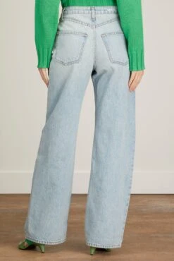 Sammy Jeans In Azure -ULLA JOHNSON Shop sablyn sammy jeans in azure 3