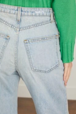 Sammy Jeans In Azure -ULLA JOHNSON Shop sablyn sammy jeans in azure 4 1