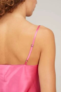 Silk Camisole In Pink Pepper -ULLA JOHNSON Shop sablyn silk camisole in pink pepper 4