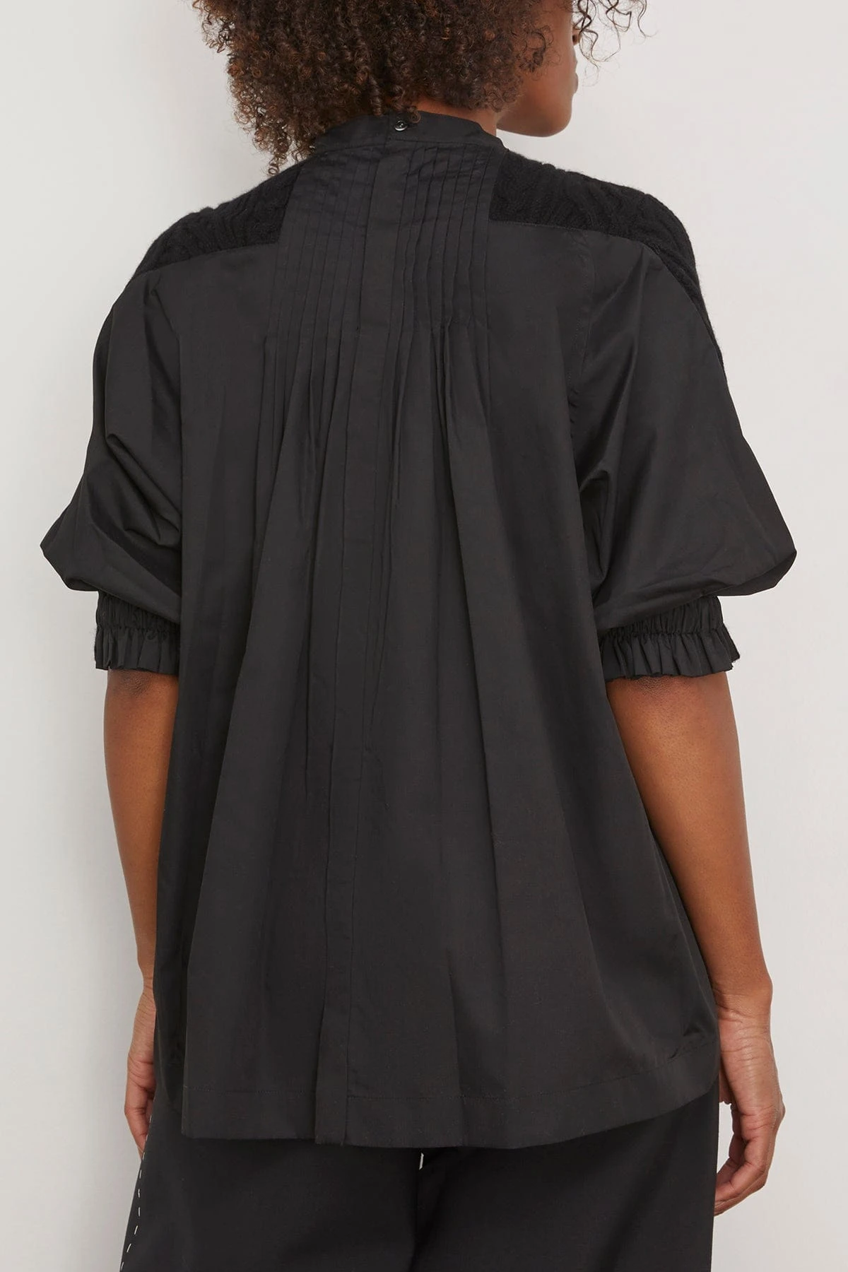 Sacai Wool Knit Pullover In Black 6 Sacai Wool Knit Pullover In Black - Image 4