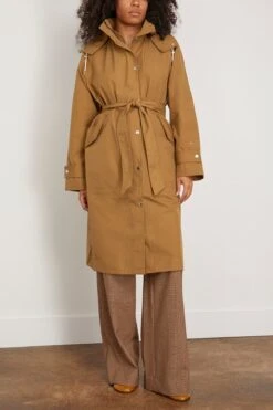 Samsoe Samsoe Aubrey Coat In Ermine 8 Samsoe Samsoe Aubrey Coat In Ermine -ULLA JOHNSON Shop samsoe AubreyCoatinErmine 2