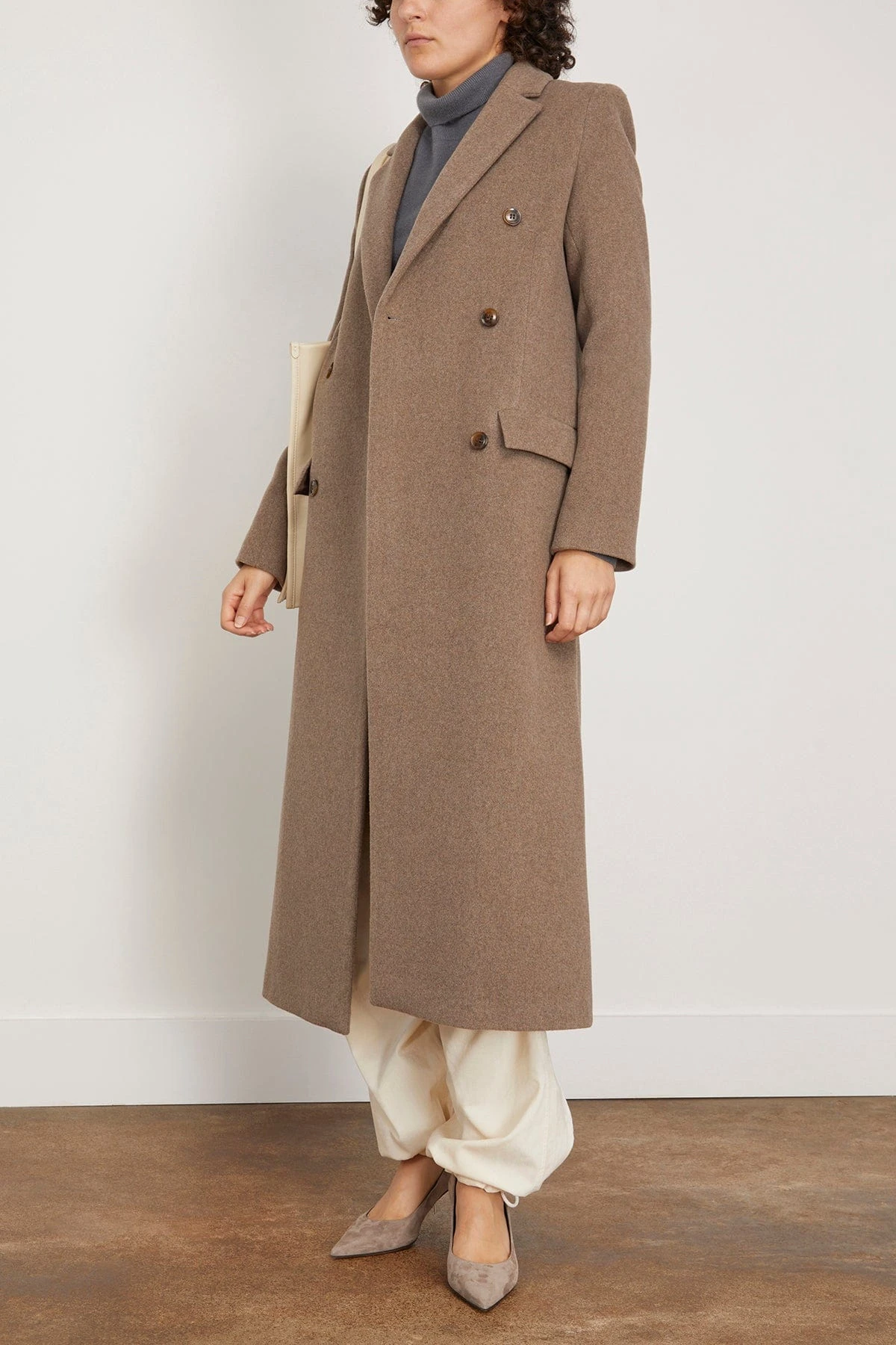 Samsoe Samsoe Falcon Coat In Fallen Rock 3 Samsoe Samsoe Falcon Coat In Fallen Rock - Image 2