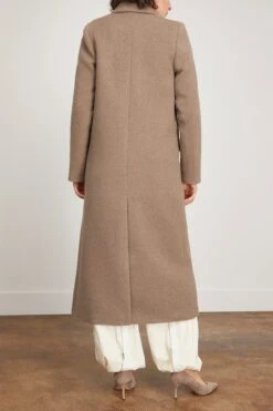 Samsoe Samsoe Falcon Coat In Fallen Rock 8 Samsoe Samsoe Falcon Coat In Fallen Rock -ULLA JOHNSON Shop samsoe FalconCoatinFallenRock 3