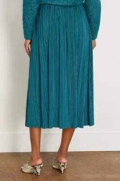 Samsoe Samsoe Uma Skirt In Atlantic Deep -ULLA JOHNSON Shop samsoe UmaSkirtinAtlanticDeep 3