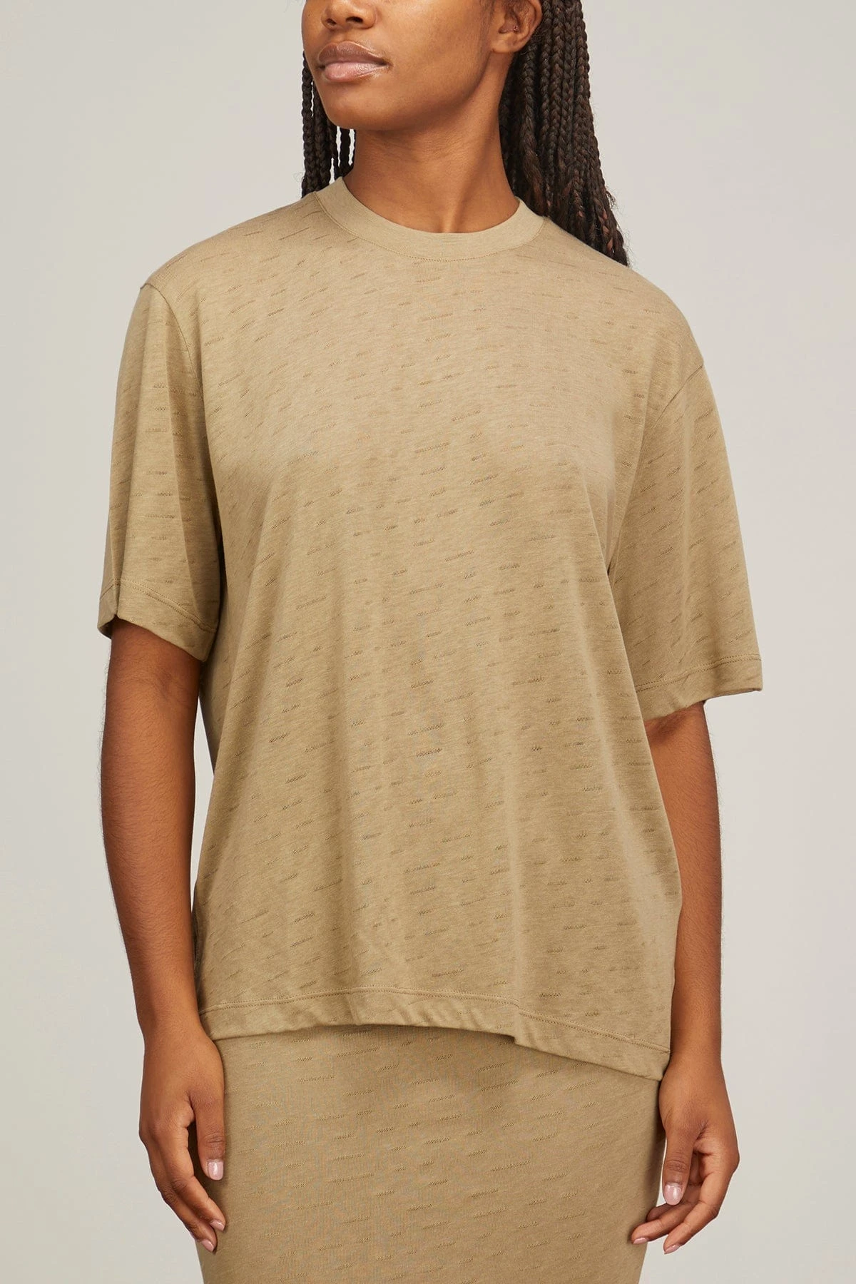 Samsoe Samsoe Inga T-Shirt In Silver Sage 5 Samsoe Samsoe Inga T-Shirt In Silver Sage - Image 3