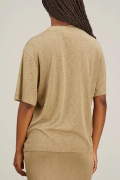 Samsoe Samsoe Inga T-Shirt In Silver Sage 9 Samsoe Samsoe Inga T-Shirt In Silver Sage -ULLA JOHNSON Shop samsoe inga tshirt in silver sage 3