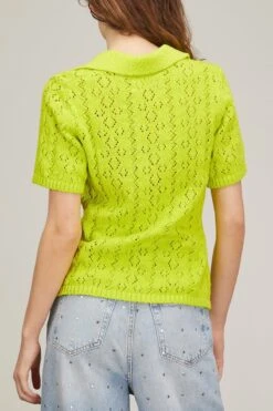 Samsoe Samsoe Khloe Polo In Fragile Sprout -ULLA JOHNSON Shop samsoe khloe polo in fragile sprout 3